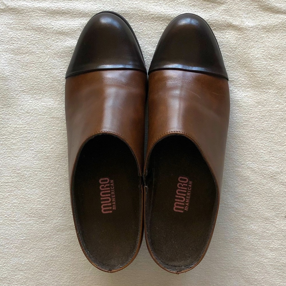 WORN ONCE! Munro Mules.